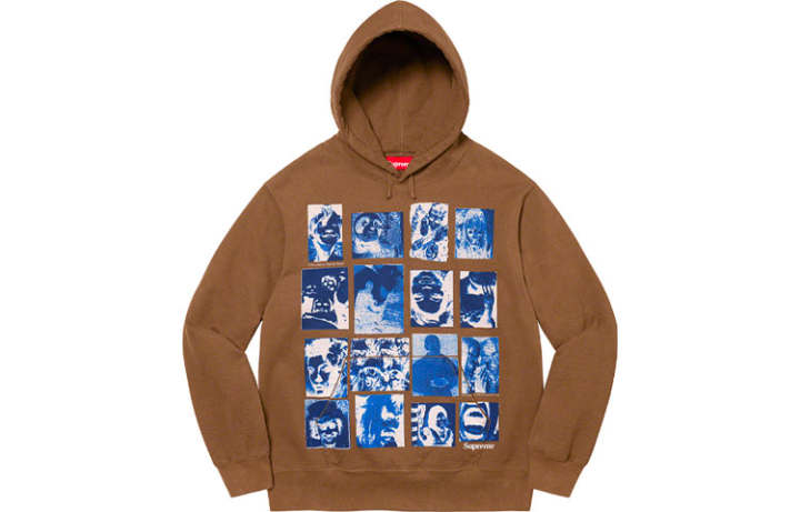 Supreme Supreme Collage Grid Hooded Sweatshirt