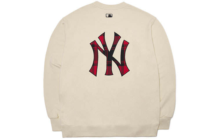 MLB MLB Sweatshirts Unisex Cream Crew Neck Moderate Regular