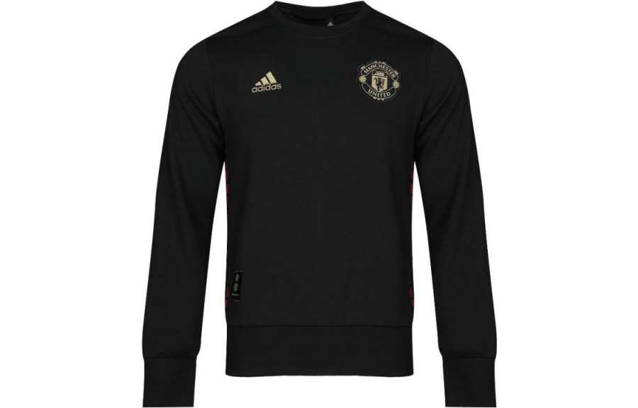 Adidas Adidas Sweatshirts Unisex Black Crew Neck Moderate Regular