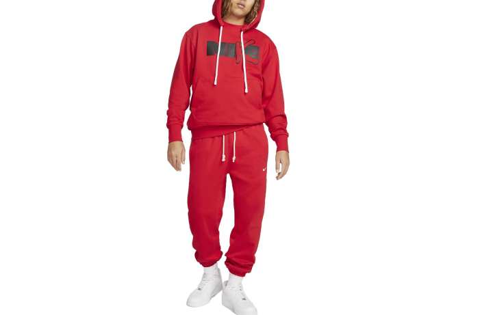 Nike Nike Sweatshirts Men's Red Hooded Moderate Regular