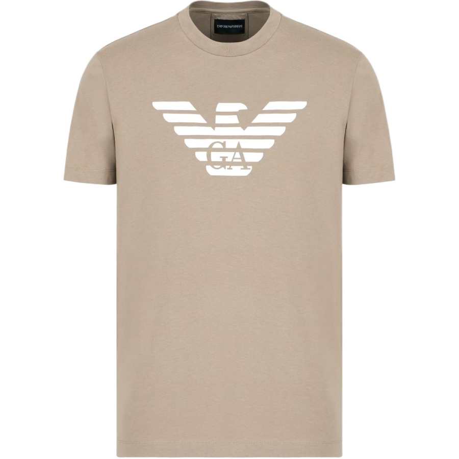 EMPORIO ARMANI Pima jersey T shirt With Logo Print