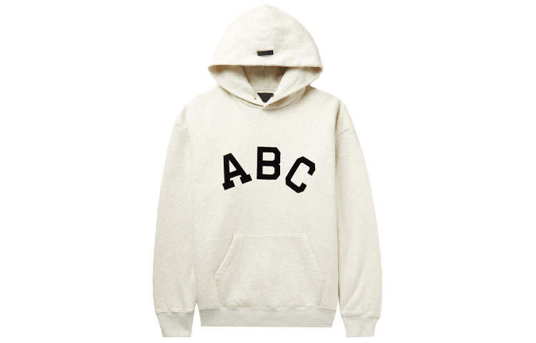 Fear Of God Sweatshirts Unisex Milk White Hooded Moderate Heavyweight