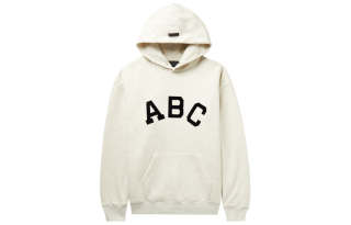 Fear Of God Sweatshirts Unisex Milk White Hooded Moderate Heavyweight