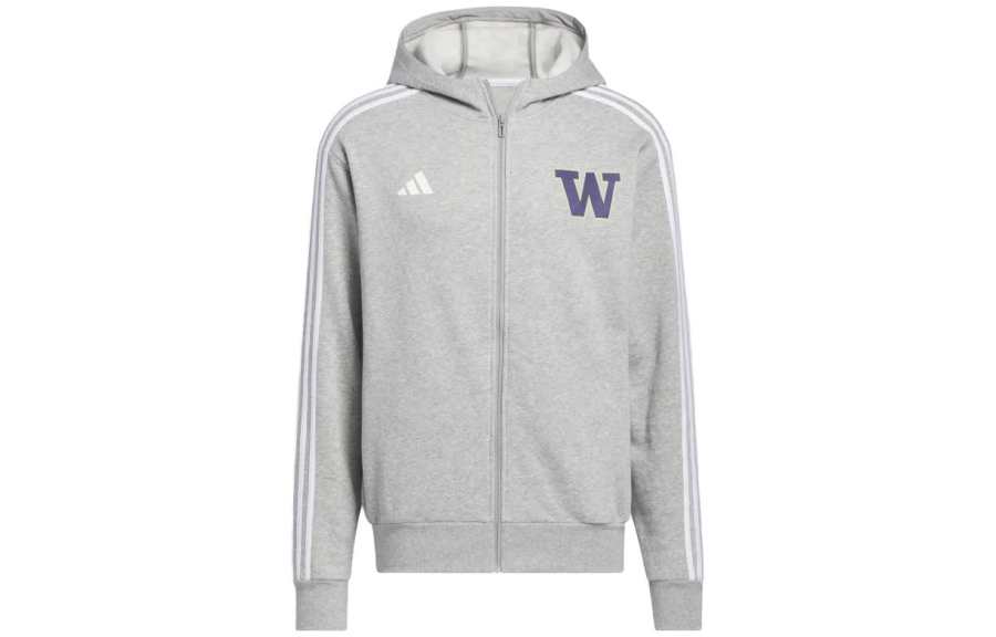 Adidas Adidas Sweatshirts Men's Gray Hooded Moderate Regular