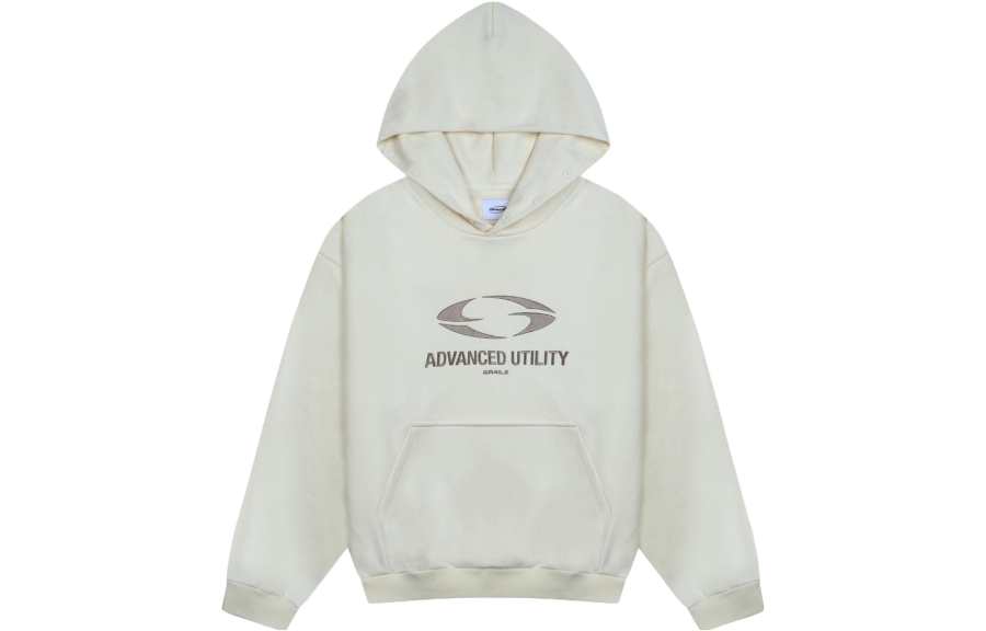 GRAILZ Sweatshirts Unisex Ecru Hooded Thickened Other