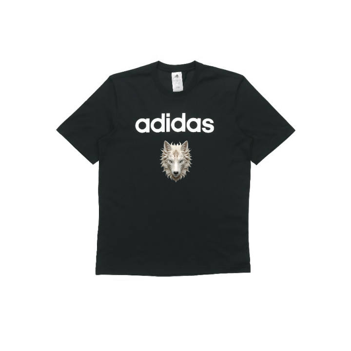 Adidas Adidas Set in Sleeve T Shirt Unisex Black