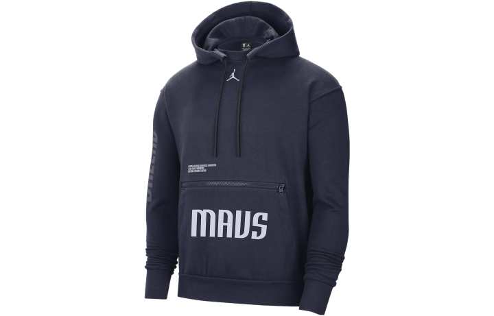 Jordan Jordan Nba Dallas Mavericks Courtside Statement Edition Loose Fit Hoodie