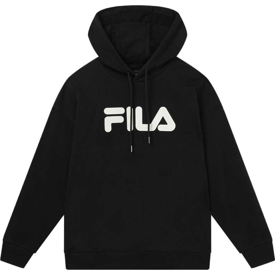 FILA Sweatshirts Unisex Black Hooded Moderate Regular