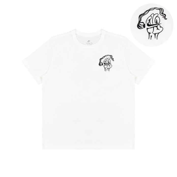 Nike Nike T Shirts Unisex White Crew Neck Moderate Straight Fit