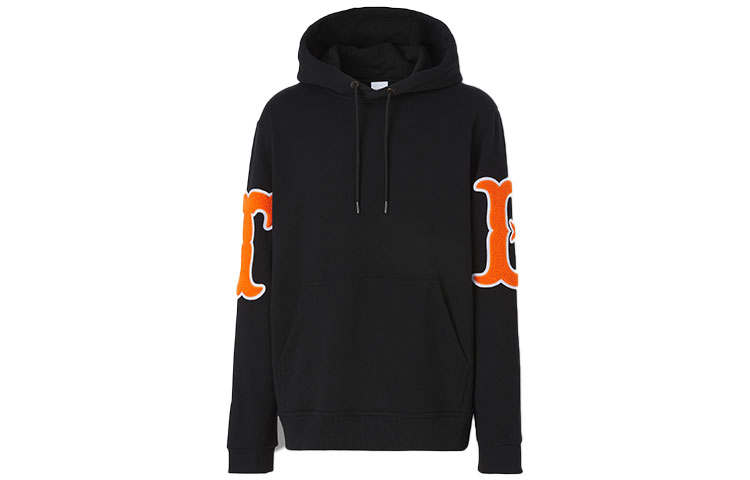 Burberry Letter Graphic Appliqué Hoodie