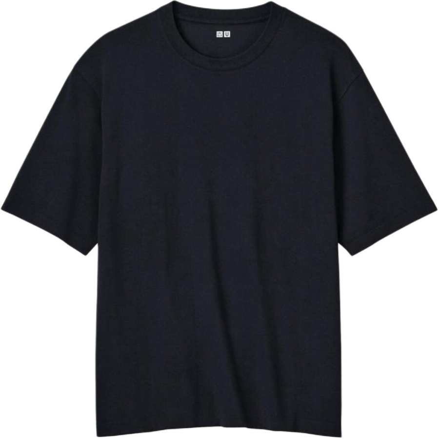 UNIQLO U Collection SS25 T Shirt Unisex Black