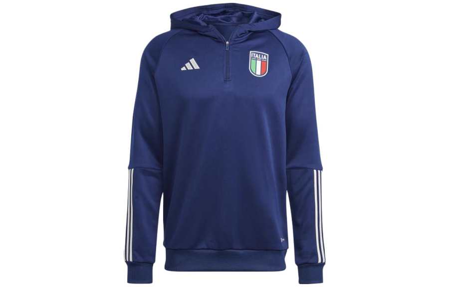 Adidas Adidas Sweatshirts Men's Blue Hooded Moderate Regular