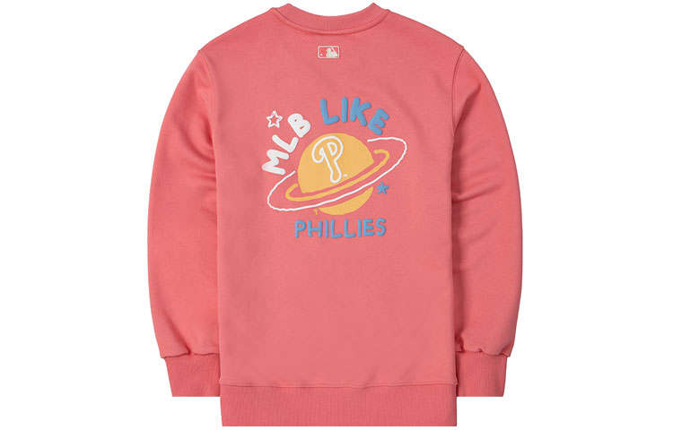 MLB MLB Sweatshirts Unisex Pink Crew Neck Moderate Regular