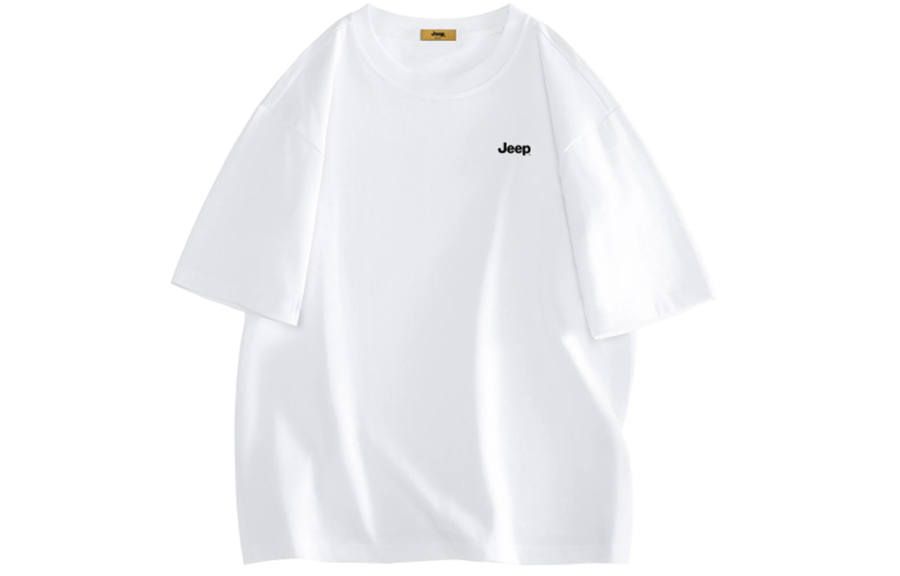 Jeep T Shirts Unisex Crew Neck Moderate Straight Fit