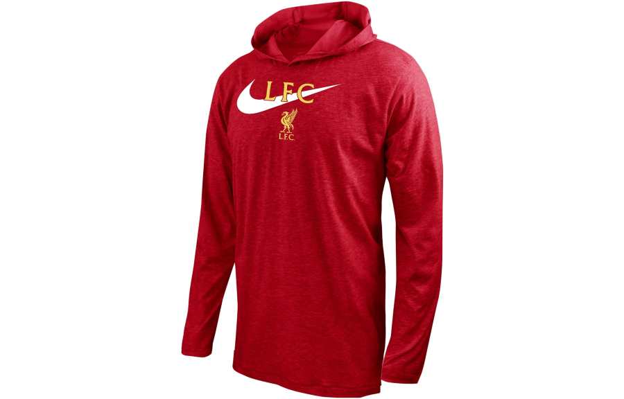Nike Nike Liverpool Fc Men's Nike Soccer Long Sleeve Hooded T Shirt