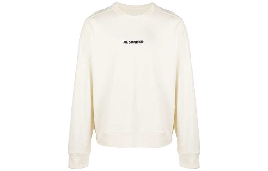 JIL SANDER Jil Sander logo-print crew neck sweatshirt