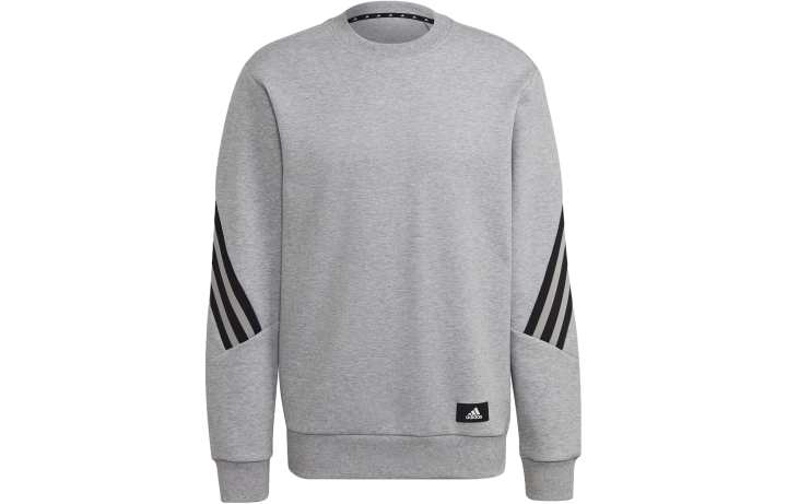 Adidas Adidas Sweatshirts Men's Gray Crew Neck Moderate Regular