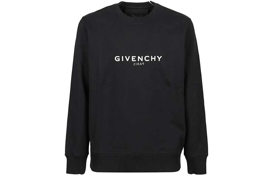 Givenchy Givenchy Reverse Logo Printed Crewneck Sweatshirt