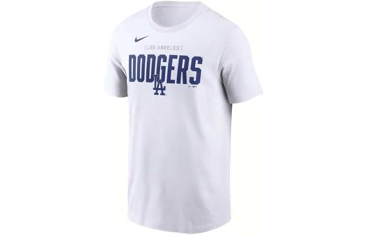Nike Nike T Shirt Men's White Los Angeles Dodgers