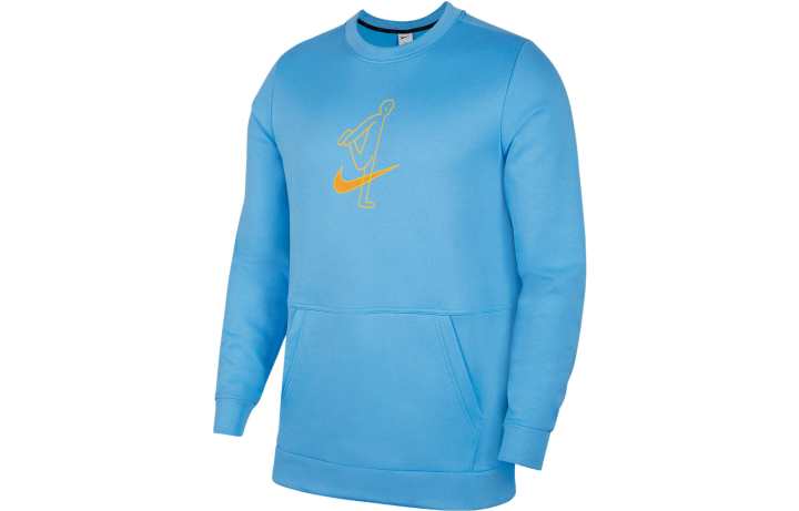 Nike Nike Sweatshirts Men's Blue Crew Neck Moderate Other