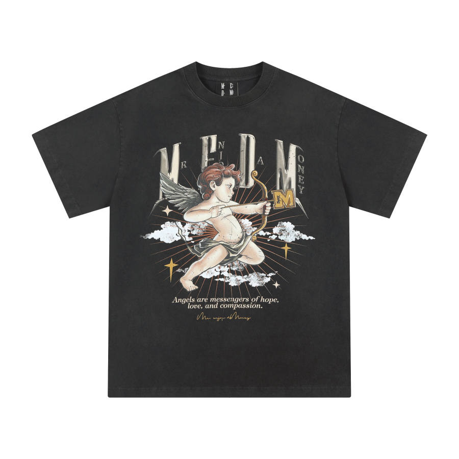 MEDM T Shirts Unisex Crew Neck Moderate Straight Fit