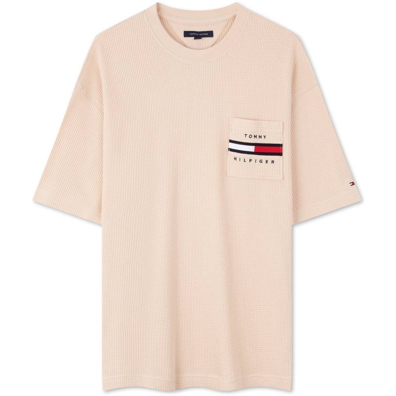 Tommy Hilfiger T Shirts Men's Crew Neck Moderate
