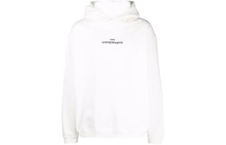 Maison Margiela Logo Embroidered Hoodie