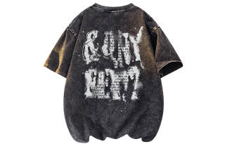 Qnxeey T Shirts Unisex Crew Neck Moderate Heavyweight