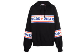 GCDS Logo Tape Printed Hoodie