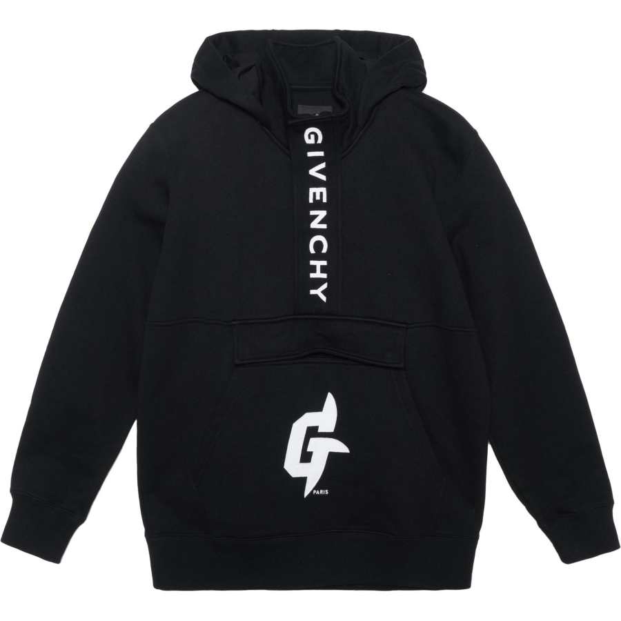 Givenchy Givenchy logo-print cotton hoodie sweatshirt