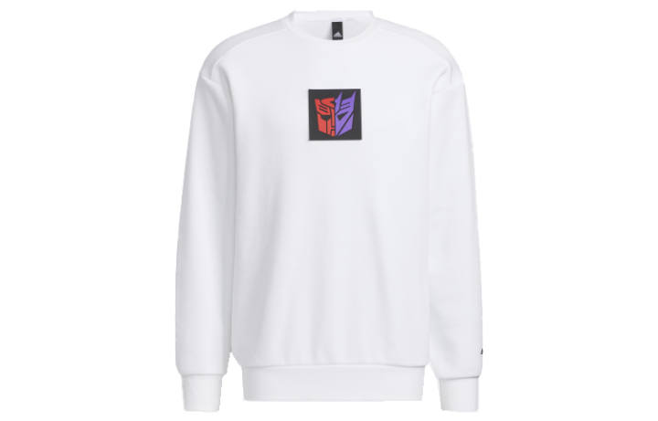 Adidas Adidas Sweatshirts Unisex White Crew Neck Moderate Regular