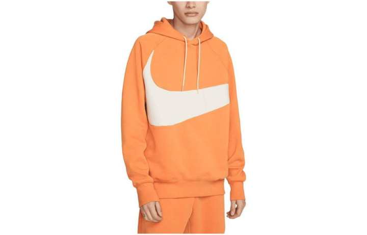 Nike Nike Sweatshirts Men's Orange Hooded Moderate Regular