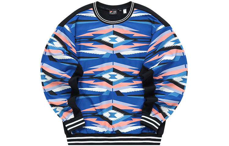 FILA FUSION x Marcelo Burlon Sweatshirt Men's Black Sole Diamond