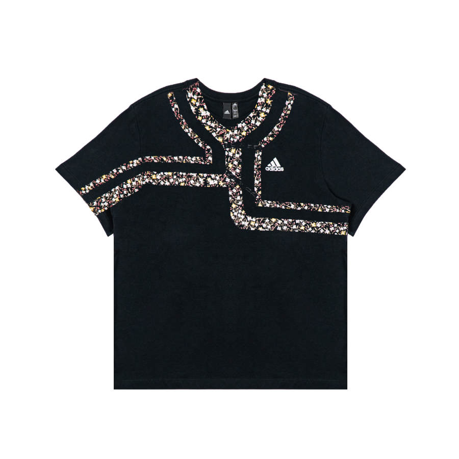Adidas Adidas T Shirts Unisex Black Crew Neck Moderate Straight Fit