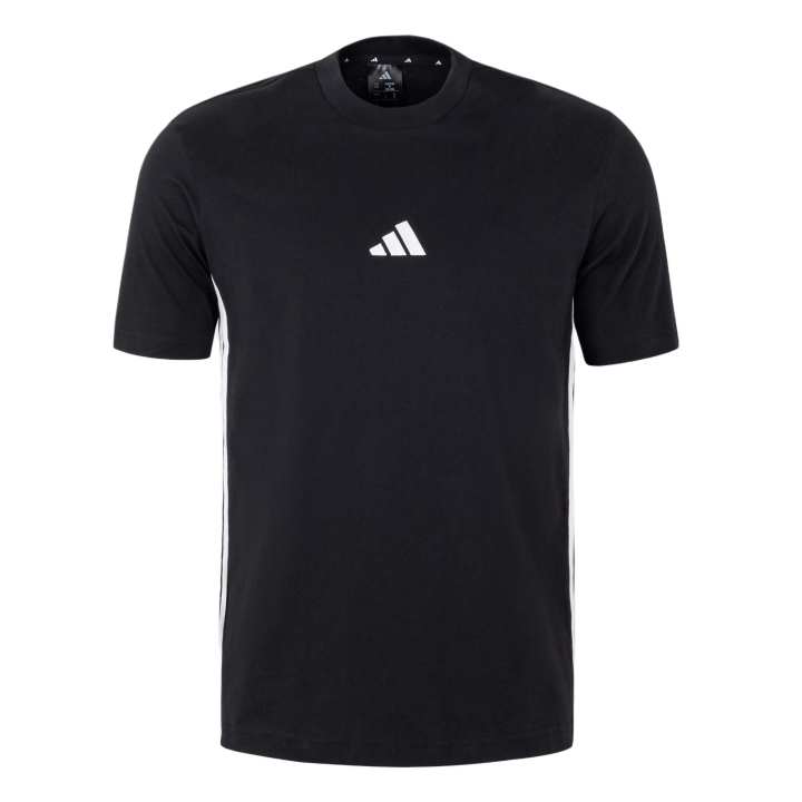 Adidas Adidas Essential SINGLE JERSEY T Shirt Men's Black/White
