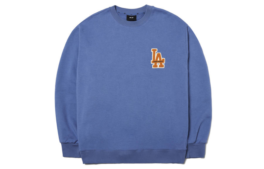 MLB MLB Los Angeles Dodgers Sweatshirts Unisex Blue Crew Neck Moderate Regular