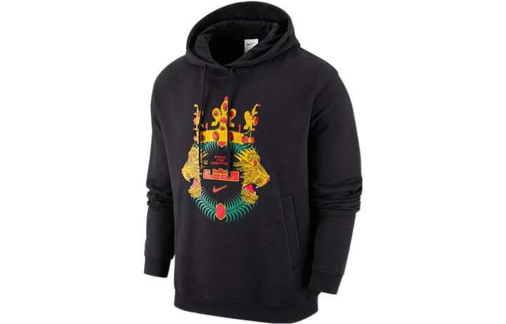 Nike Nike Men's Retro Basketball Training Fleece Lined Hooded Black