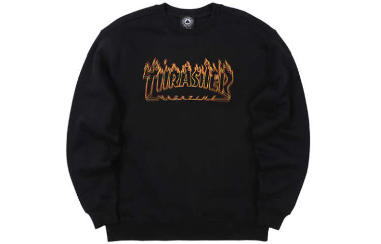 Thrasher Thrasher Sweatshirt US Version Unisex Black