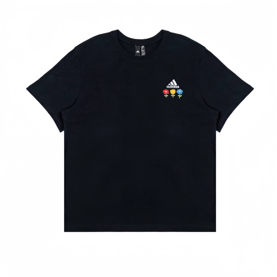 Adidas Adidas T Shirts Unisex Black Crew Neck Moderate Straight Fit