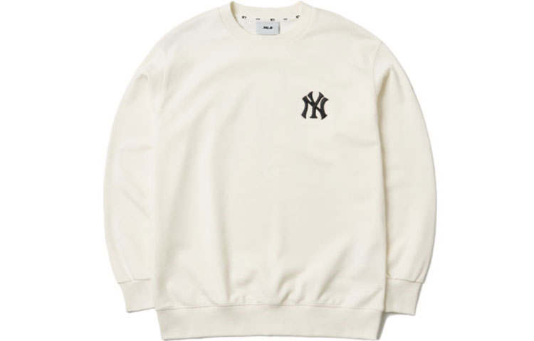 MLB MLB Old Flower Sweatshirts Unisex White Crew Neck Moderate Other