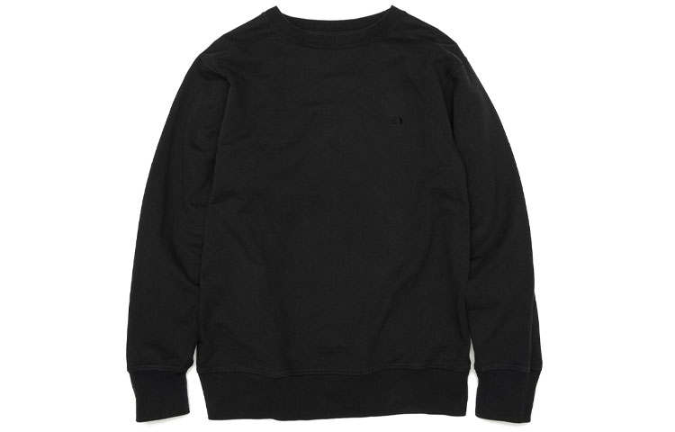 THE NORTH FACE PURPLE LABEL Sweatshirts Men's Black Crew Neck Moderate