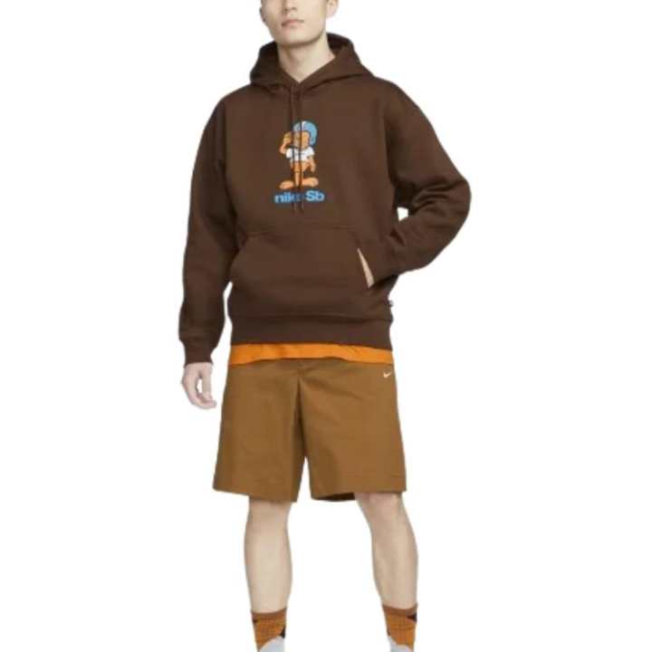 Nike Nike Sweatshirts Men's Chocolate Hooded Moderate Regular
