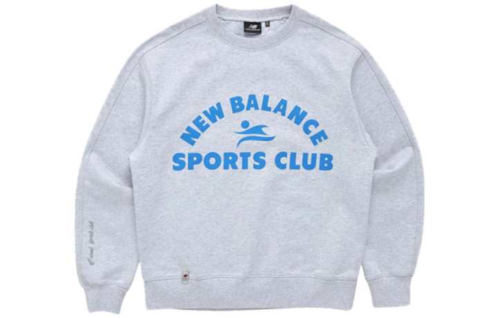 New Balance New Balance Sweatshirts Men's Light Gray Crew Neck Moderate Regular