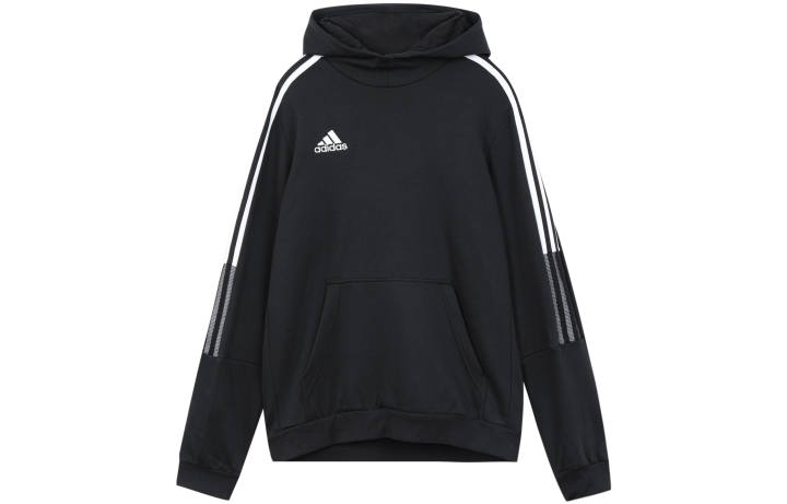 Adidas Adidas Sweatshirts Men's Black Hooded Moderate Other