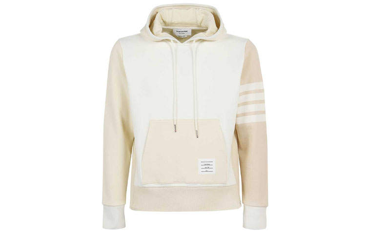 THOM BROWNE THOM BROWNE Sweatshirts Men's Yellow Hooded Moderate Regular