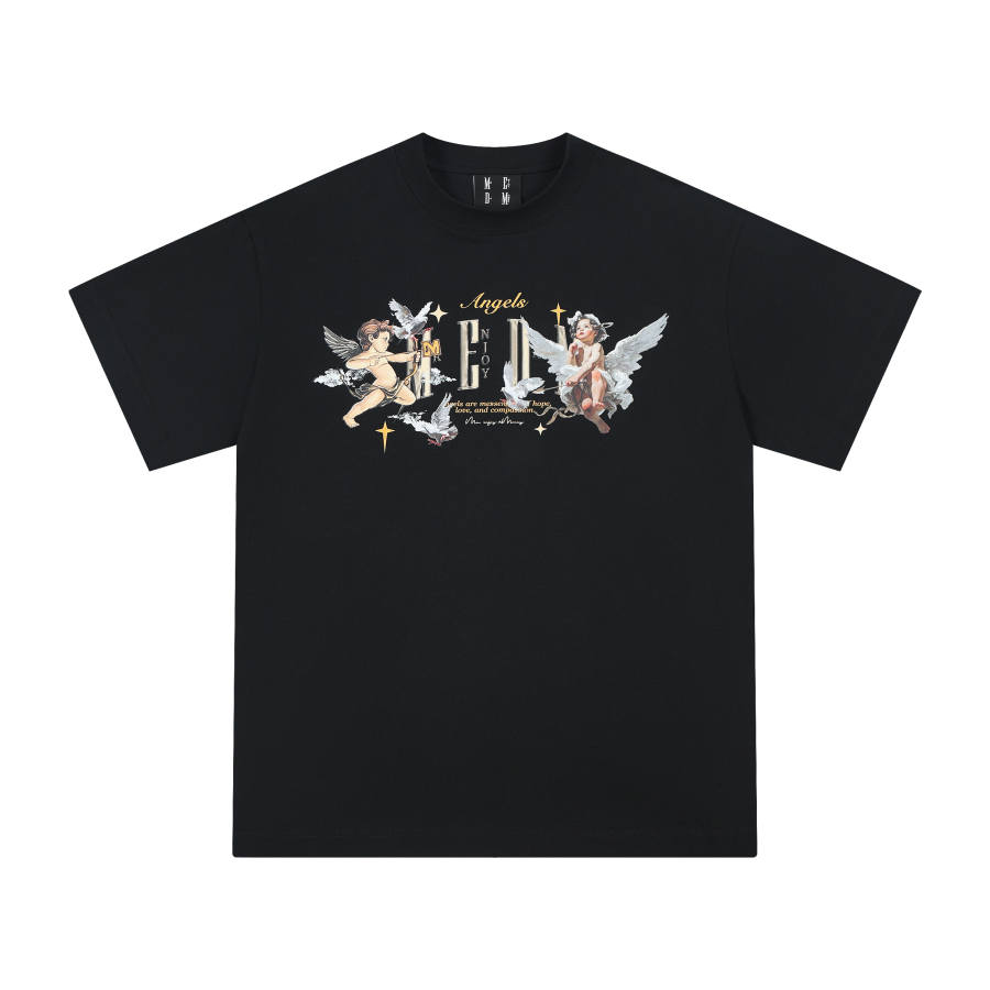 MEDM T Shirts Unisex Crew Neck Moderate Straight Fit