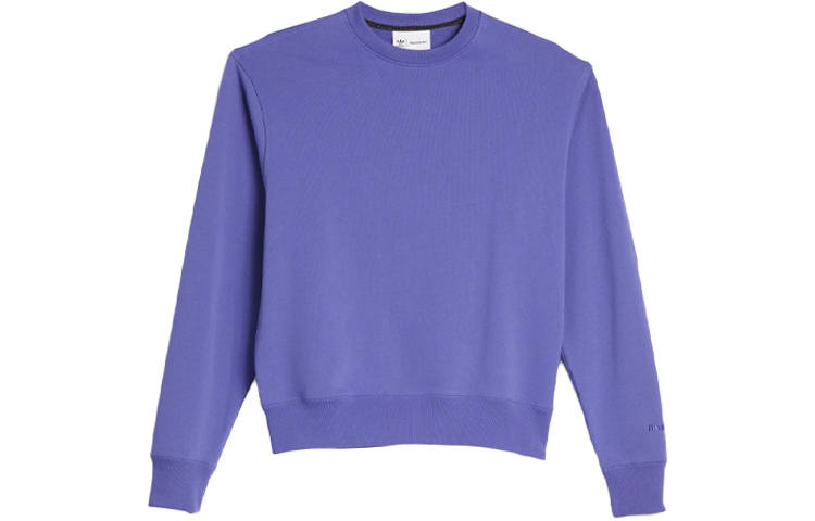 Adidas Originals Pharrell Williams Sweatshirts Unisex Blue Crew Neck Moderate Regular