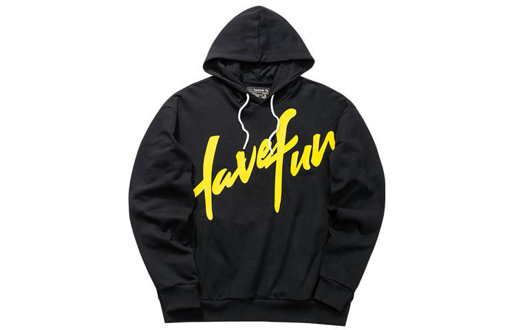 ANTA Basketball Collection Sweatshirts Men's Black Hooded Moderate