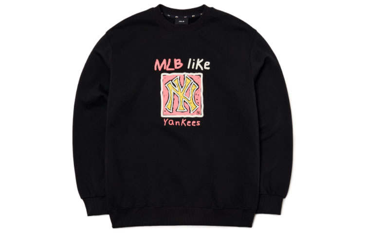 MLB MLB Sweatshirts Unisex Black Crew Neck Moderate Regular