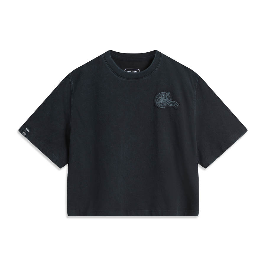 Li-Ning Li Ning Sports Life Collection T Shirt Unisex Black